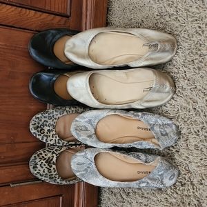 Lucky Brand Ballet slippers, lot of 4